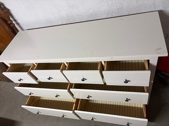 Ikea Hemnes 8 Lådor Byrå