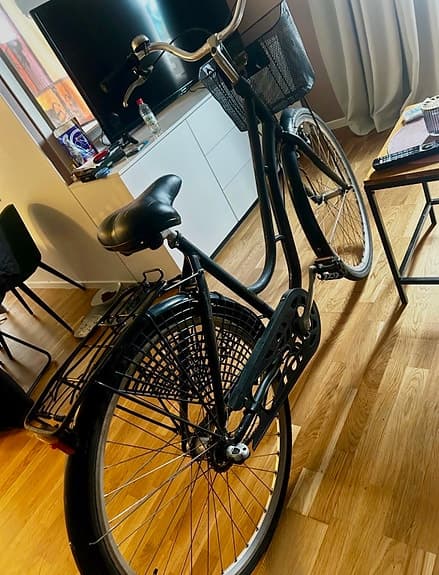 Monark 28” Stadscykel med Nexus-nav - Svartmålad - Säljes hel eller i delar