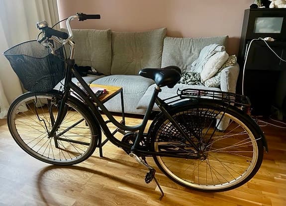 Monark 28” Stadscykel med Nexus-nav - Svartmålad - Säljes hel eller i delar