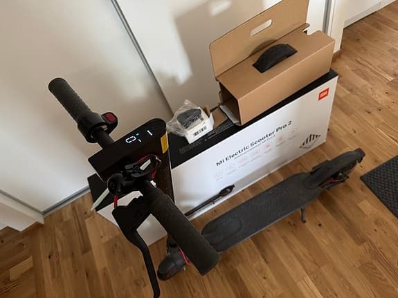 Xiaomi Pro 2 Elsparkcykel + Kartong + Laddare ++