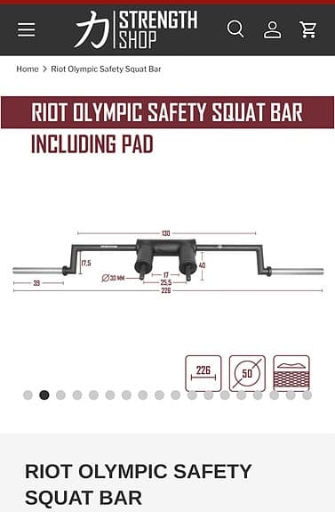 Safety Squat Bar