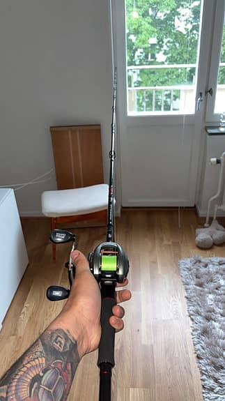 Abu Garcia haspelspö med rulle