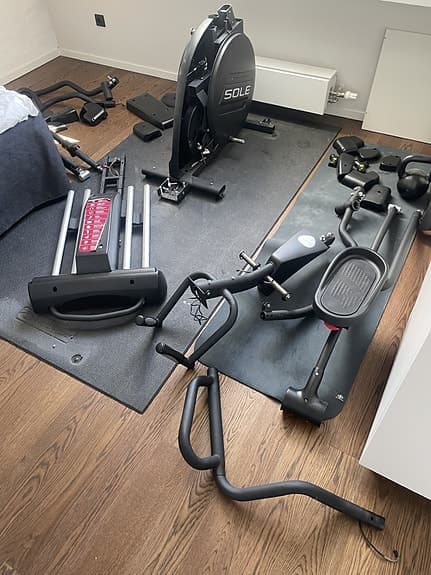 Sole crosstrainer träningsmaskin svart