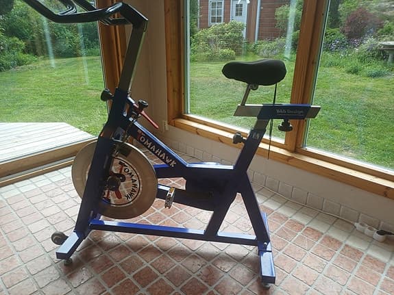 Tomahawk motionscykel/spinningcykel blå
