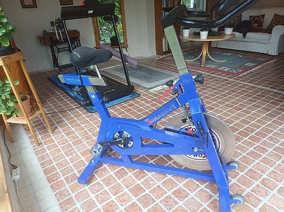 Tomahawk motionscykel/spinningcykel blå