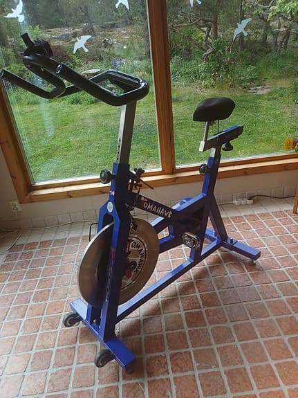 Tomahawk motionscykel/spinningcykel blå