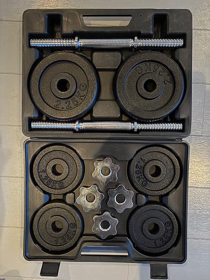 Dumbbell Set 18 kg