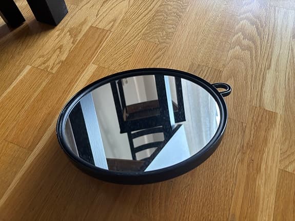 Frisörspegel med handtag