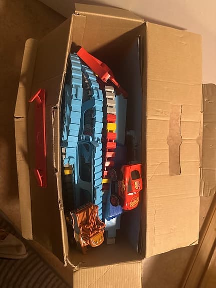 Disney Cars Flexi-Trak Lightning McQueen bilbana