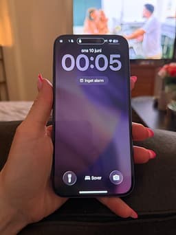 Apple iPhone 16 blå/lila 128 GB med kvitto nyskick
