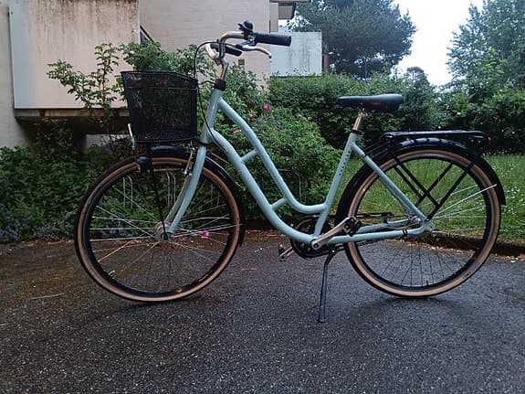 Monark Karin  3 vxl nyskick 28" ljusblå