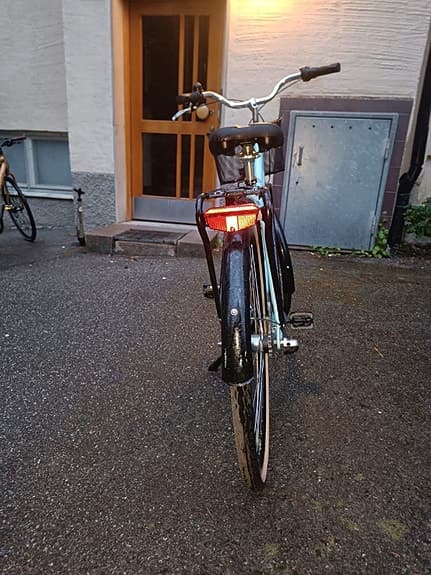 Monark Karin  3 vxl nyskick 28" ljusblå