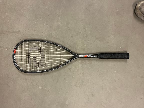 Grays Nanotec 125 squashracket svart