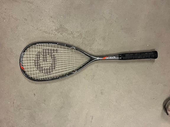 Grays Nanotec 125 squashracket svart