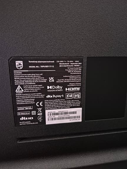 Philips  50"  Android TV med Ambilight
