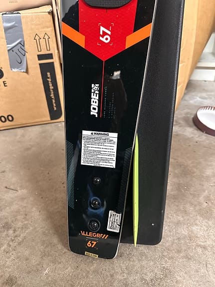 Jobe Allegre vattenskida 67" röd/svart