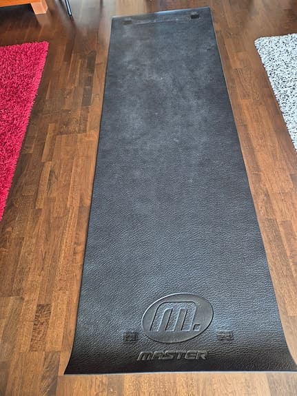 Masterfitness underlagsmatta svart