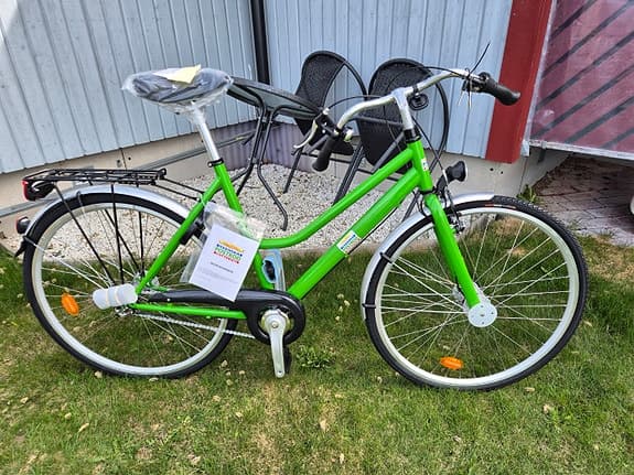Grön damcykel 28" M