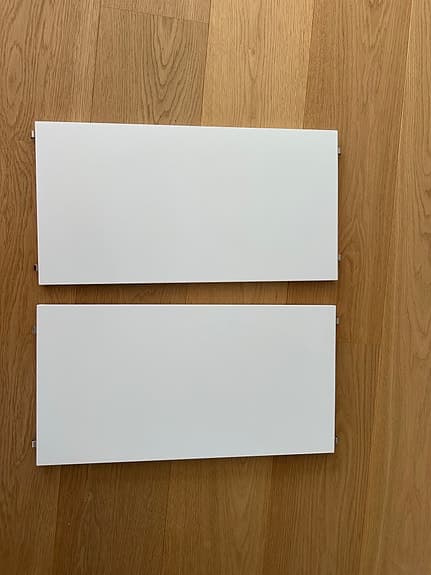 String hyllplan 58×30 cm, vita, 2 st
