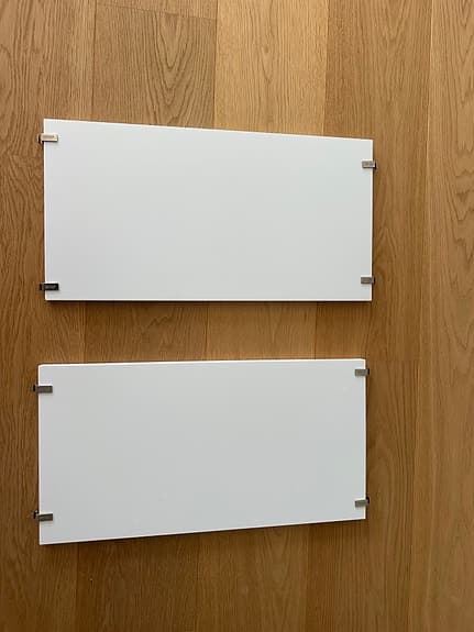 String hyllplan 58×30 cm, vita, 2 st