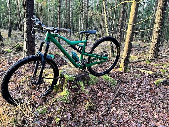 Heldämpad kolfiber Mtb M