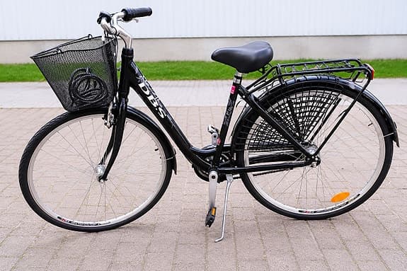 DBS damcykel stadscykel 51 cm 28" svart
