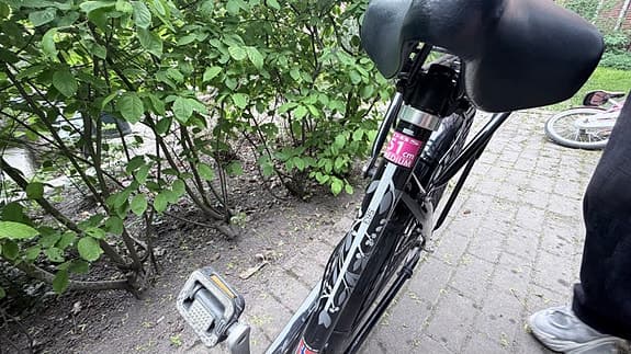 DBS damcykel stadscykel 51 cm 28" svart