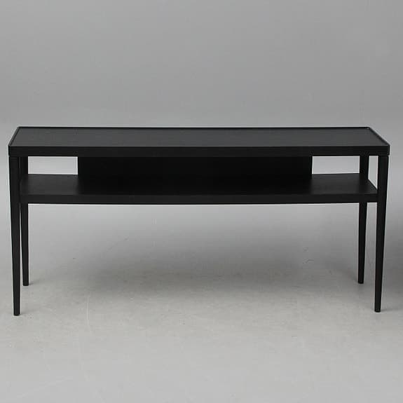 IKEA STOCKHOLM svart konsolbord/sideboard med hylla