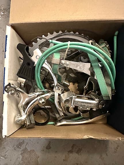 CAMPAGNOLO & MODOLO - VINTAGE CYKELKOMPONENTER - BIANCHI Fixie/Single Speed etc