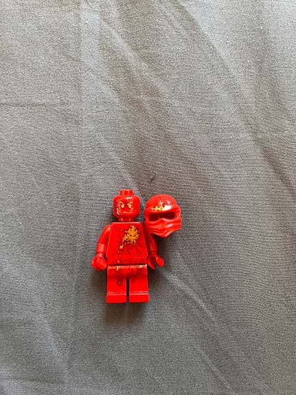Energi Kai LEGO Ninjago röd ninja minifigur