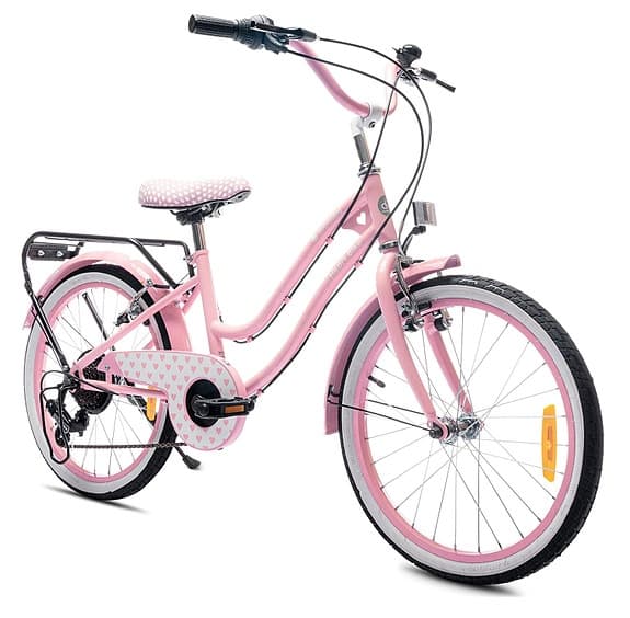 Ny omonterad barncykel – Sun Baby Heart Bike 20" Rosa