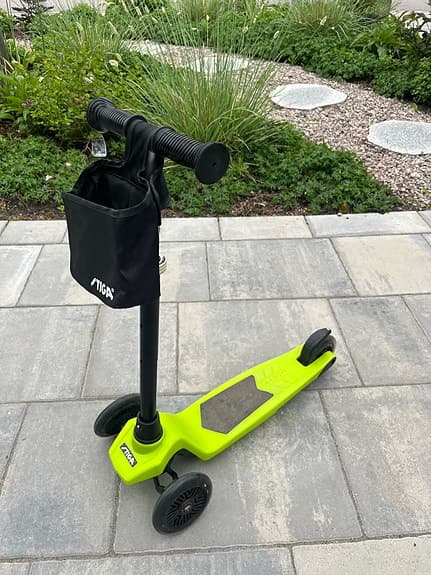 Stiga sparkcykel trehjuling grön för barn