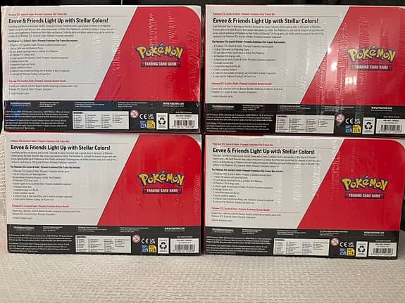 Pokémon Scarlet & Violet Prismatic Evolutions ETB + Booster Bundle 2-Pack (1st)