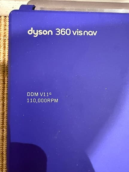 Dyson 360 Vis Nav robotdammsugare blå