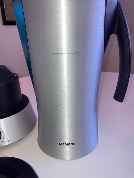 Siemens Porsche Design/ Mixer och Brödrost i aluminium