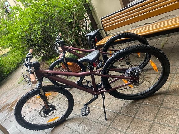 Barncykel Scott Contessa 24 disc mörkrosa