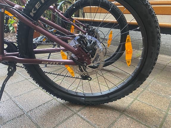 Barncykel Scott Contessa 24 disc mörkrosa