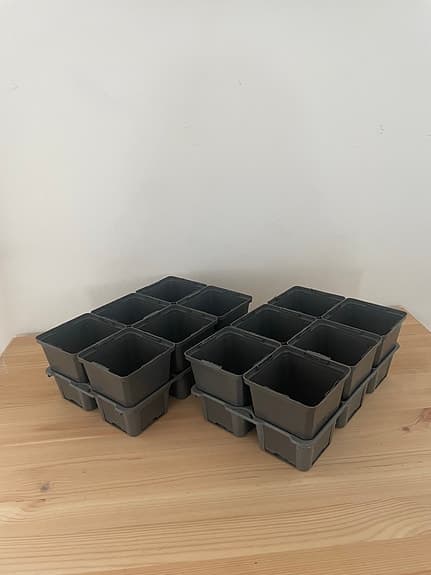 Odlingskrukor planteringskrukor för odling/plantering