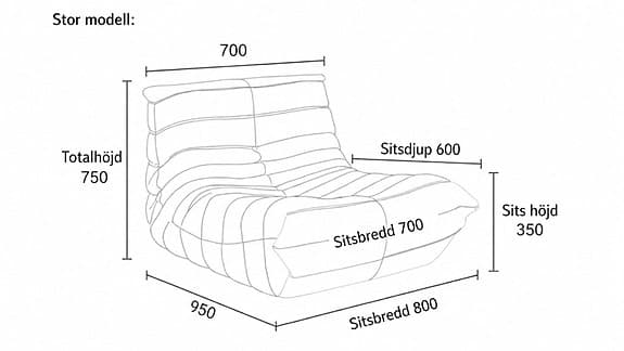 Togo inspired sofa