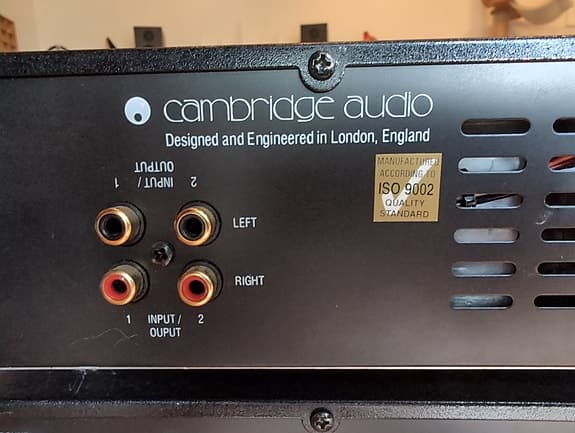 Cambridge Audio förstärkare P500 och förförstärkare C500