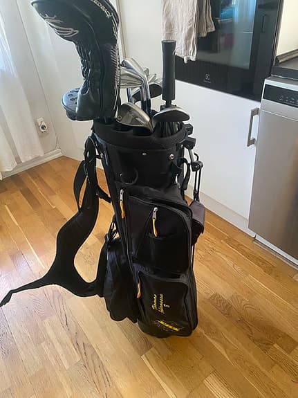 Golfklubbor/bag/vagn/bollar