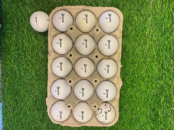 Srixon golfbollar vit 16-pack