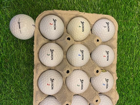 Srixon golfbollar vit 16-pack