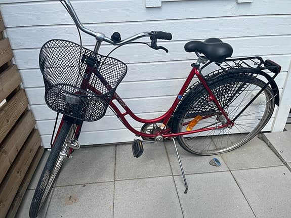 Crescent damcykel 28" S röd