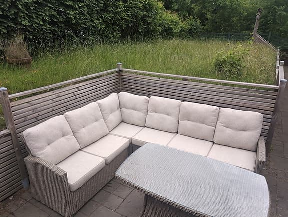 Brafab loungesoffa med bord – fint skick