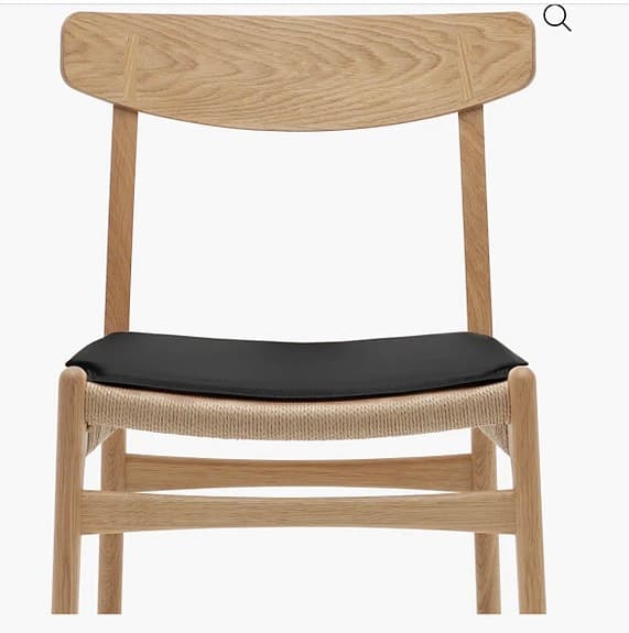 4x svarta dynor till CH23 eller Y-stolen