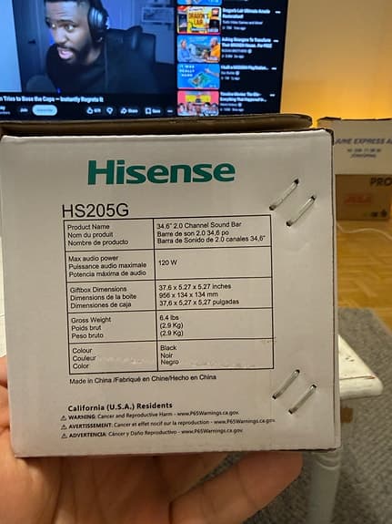 Hisense soundbar
