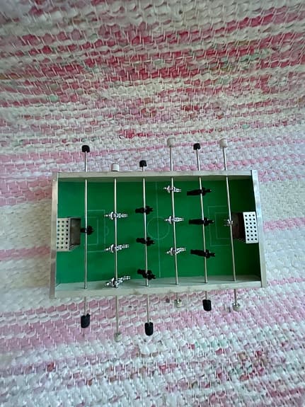 Mini Bordfotboll spel i metall