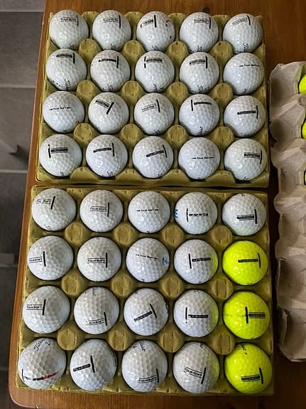 100 golfbollar