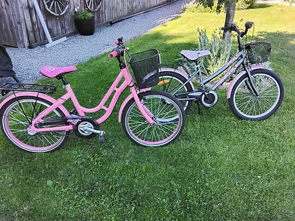 Monark Lill Karin och Sjösala barncykel 20" nyskick